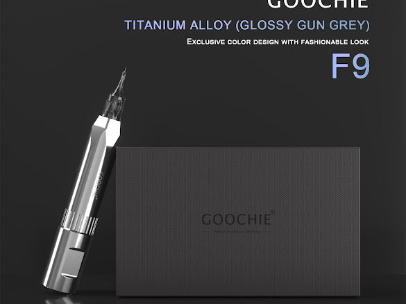 F9 Wireless PMU Tattoo Pen - Maszynka Bezprzewodowa (Shiny Silver)