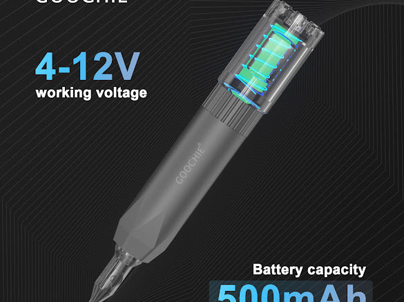 F9 Wireless PMU Tattoo Pen - Maszynka Bezprzewodowa (Matte Silver)