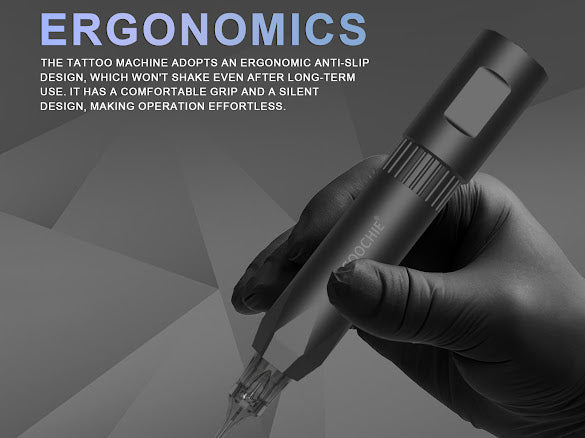 F9 Wireless PMU Tattoo Pen - Maszynka Bezprzewodowa (Matte Silver)