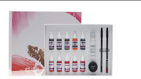 Goochie Super Solid-Color Emulsion Kit - Kompletny Zestaw Pigmentów PMU