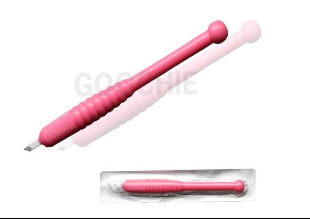 Disposable Pink Manual - Jednorazowy Ręczny Pen do Brwi