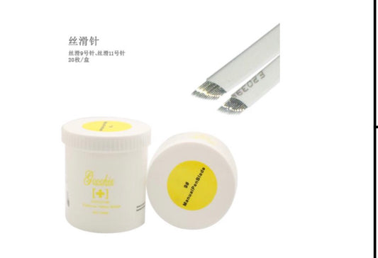 12 Pins Eyebrow Tattoo Needle (NO.004) - Igły do Ręcznego Tatuowania Brwi 20szt