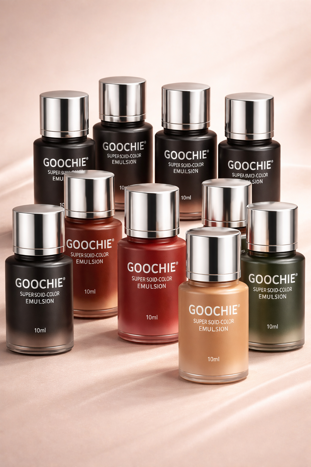 Goochie Super Solid-Color Emulsion Kit - Kompletny Zestaw Pigmentów PMU
