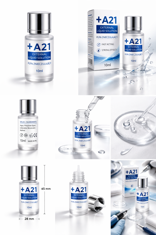 A21 External Liquid Solution - Płyn Znieczulający 10ml