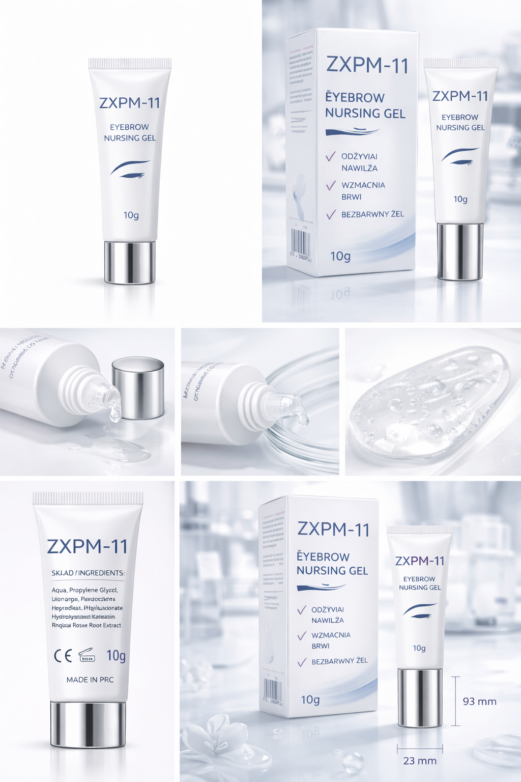Eyebrow Nursing Gel - Żel Pielęgnacyjny do Brwi