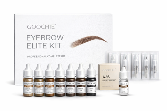Goochie Eyebrow Elite Kit - Profesjonalny Zestaw do Brwi