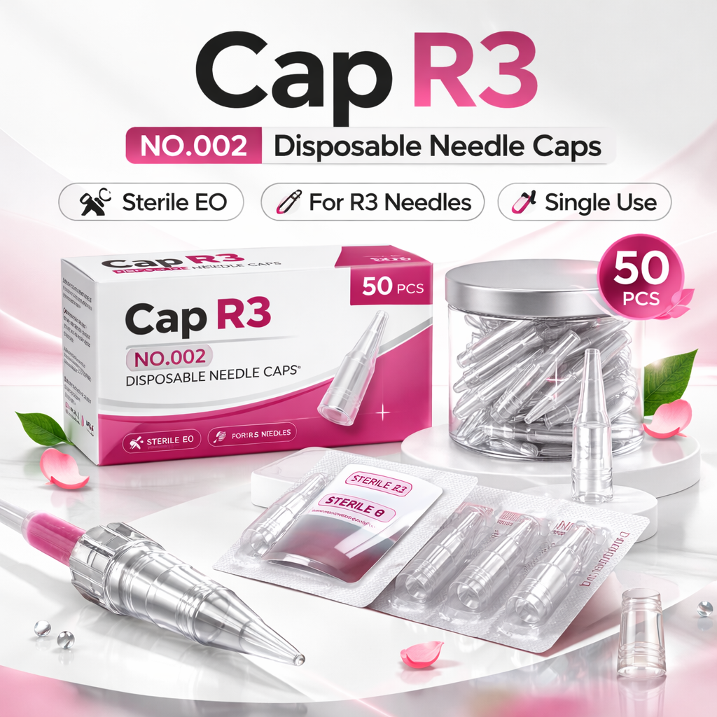 Cap R3 (NO.002) - Nakładki Jednorazowe do PMU 50szt
