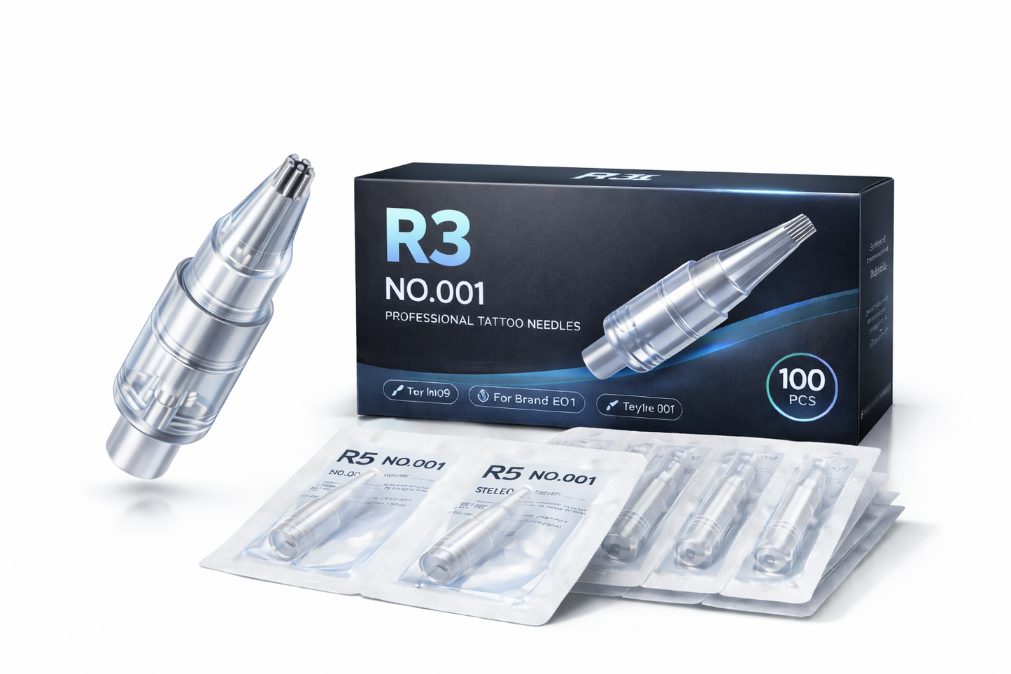 Needle R3 (NO.001) - Igły Jednorazowe do PMU 100szt